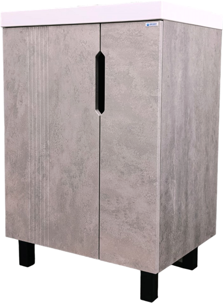 Изображение товара Тумба под умывальник Айсберг Bazis 60 Марта DA3503T (бетон)