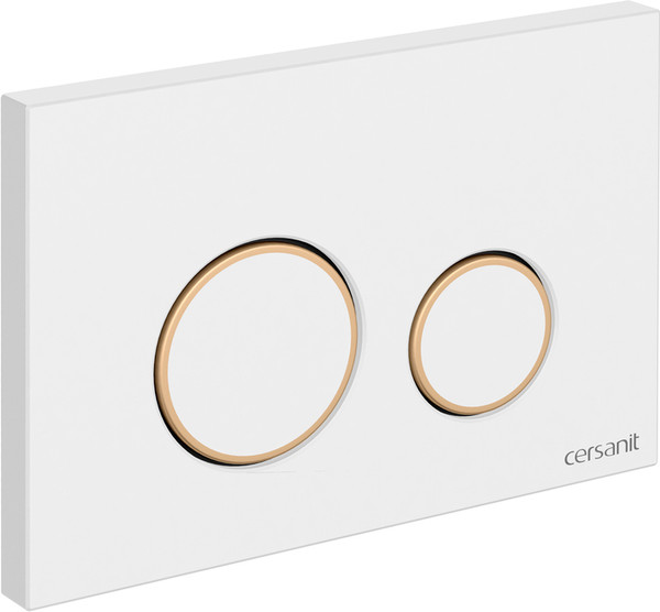Изображение товара Инсталляция для унитаза Cersanit Link Pro S-IN-MZ-LINK_PRO (с кнопкой Twins 63535 белый/золото)