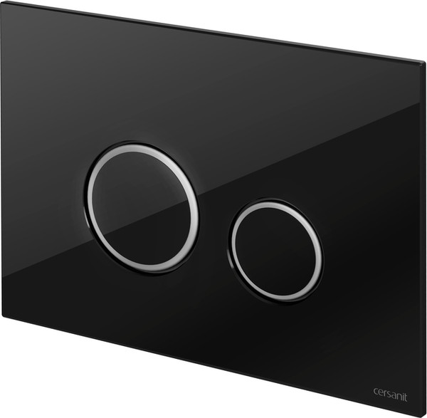 Изображение товара Инсталляция для унитаза Cersanit Link Pro S-IN-MZ-LINK_PRO (с кнопкой Twins 64117 стекло черный)