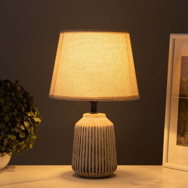 Изображение товара Прикроватная лампа Risalux Линии 10603139 (бежевый/серый)