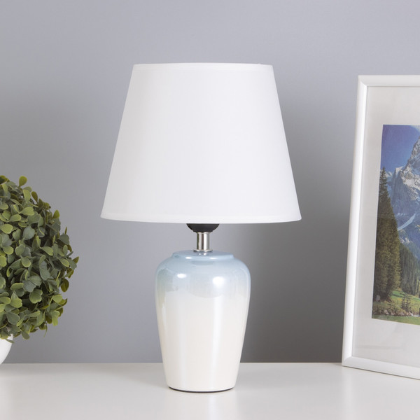 Изображение товара Прикроватная лампа Risalux Блеск 10603142 (нежно-голубой)