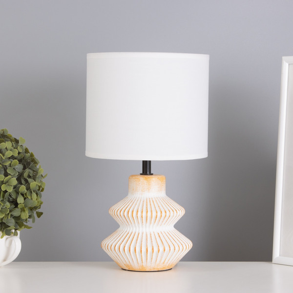 Изображение товара Прикроватная лампа Risalux Крим 10603146 (бежевый/оранжевый)