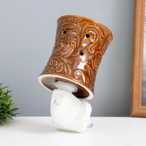 Изображение товара Ночник Risalux Узор 9735321 (темно-коричневый)