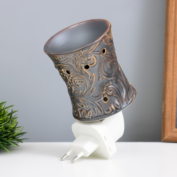 Изображение товара Ночник Risalux Узор 9735322 (серый)