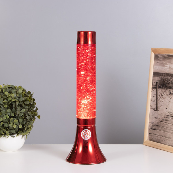 Изображение товара Ночник Risalux Лава Цилиндр 10603501 (красный)