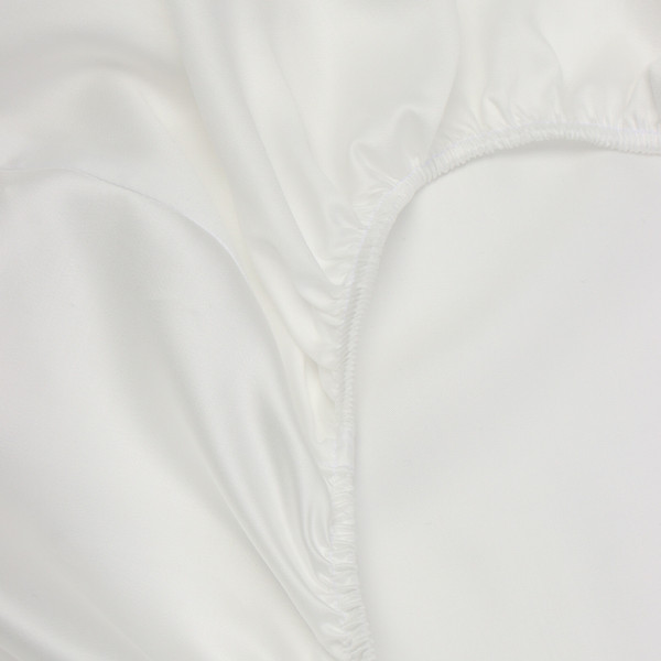 Изображение товара Простыня Sima-Land Home Tencel 160x200 на резинке / 10285338 (белый)