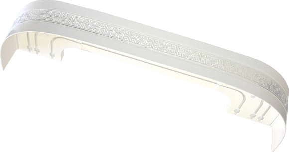 Изображение товара Карниз для штор LEGRAND Амулет 3.6 с поворотами / 48070311 (хром)