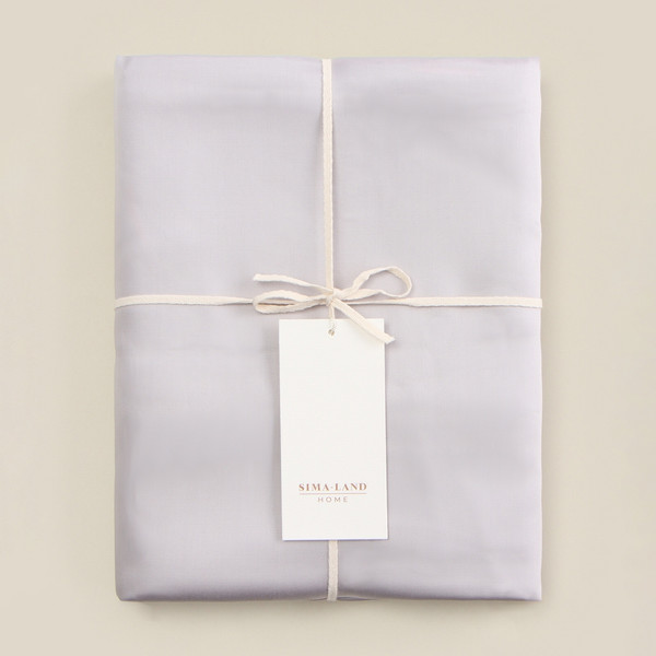 Изображение товара Простыня Sima-Land Home Tencel 235x260 / 10285349 (светло-серый)
