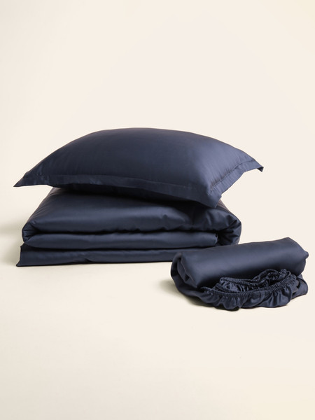 Изображение товара Пододеяльник Sima-Land Home Tencel 200x220 / 10285361 (синий)