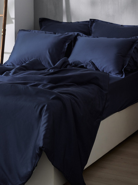 Изображение товара Пододеяльник Sima-Land Home Tencel 200x220 / 10285361 (синий)