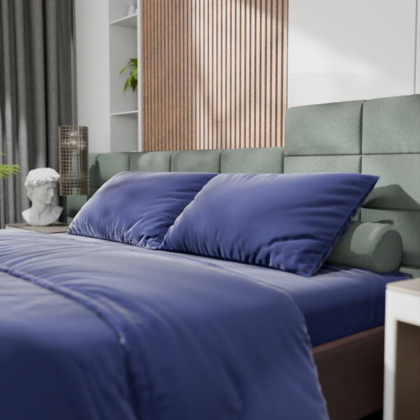 Изображение товара Наволочка Sima-Land Home Tencel 70x70 / 10285372 (синий)