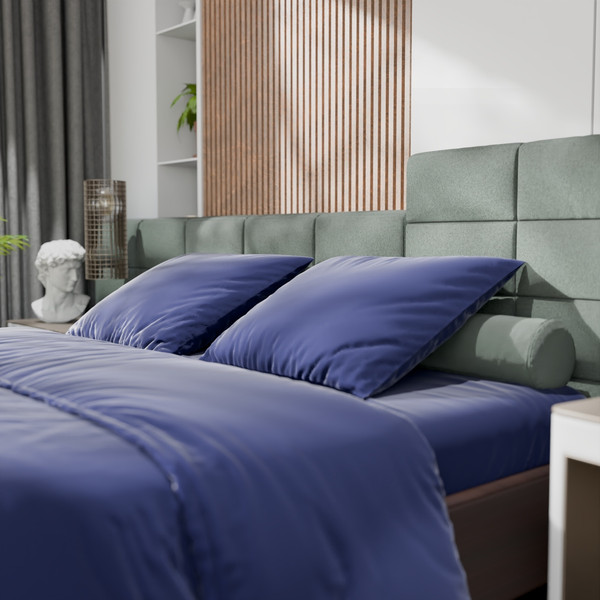 Изображение товара Наволочка Sima-Land Home Tencel 70x70 / 10285372 (синий)