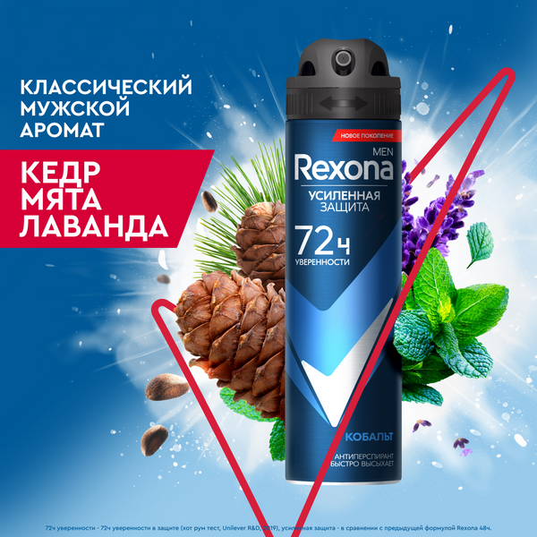Изображение товара Набор косметики для тела и волос Rexona Clear Абсолютная уверенность Антиперспирант-спрей+Шампунь (150мл+200мл)