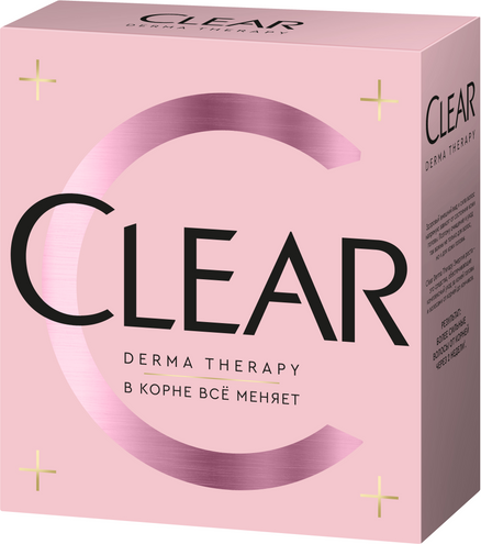 Изображение товара Набор косметики для волос Clear Derma Therapy Шампунь 200мл+Маска 200мл+Скраб 150мл