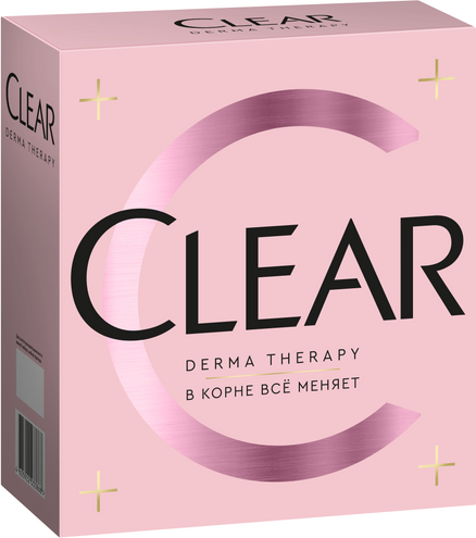 Изображение товара Набор косметики для волос Clear Derma Therapy Шампунь 200мл+Маска 200мл+Скраб 150мл
