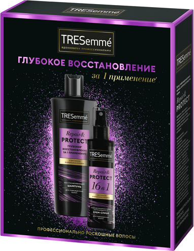 Изображение товара Набор косметики для волос Tresemme Repair & Protect Шампунь 230мл+Спрей 190мл
