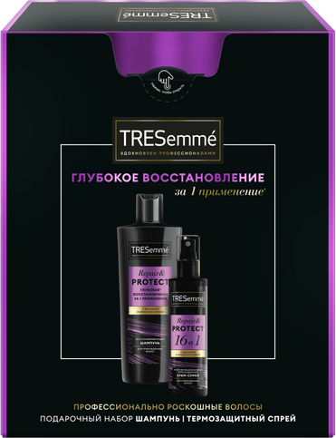 Изображение товара Набор косметики для волос Tresemme Repair & Protect Шампунь 230мл+Спрей 190мл