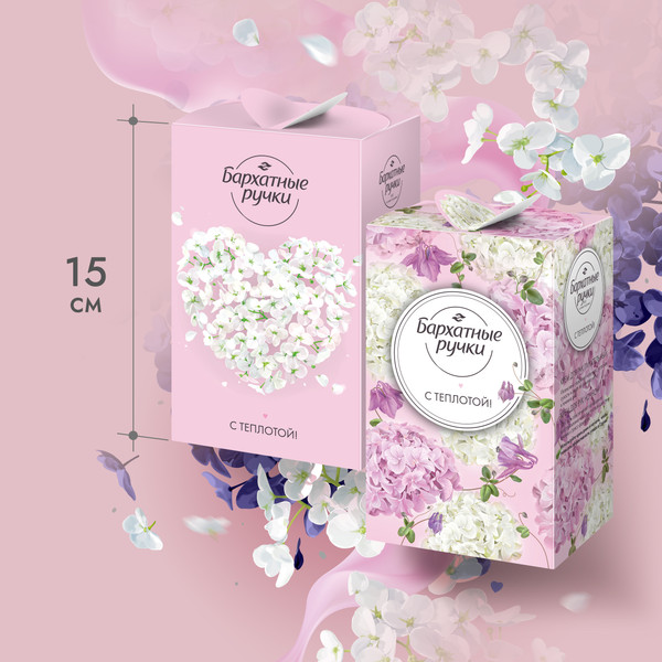 Изображение товара Набор косметики для тела Бархатные ручки С теплотой для тебя 2024 Крем для рук (2x80мл)