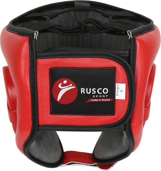 Изображение товара Боксерский шлем RuscoSport Pro с усилением (M, красный)