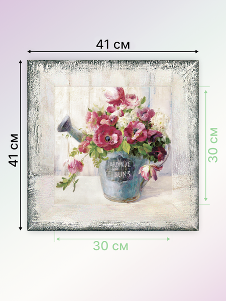 Изображение товара Картина Декарт Розы в стиле прованс 8Л0632 (в раме)