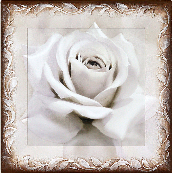 Изображение товара Картина Декарт Роза в пастельных тонах 8Л1743 (в раме)