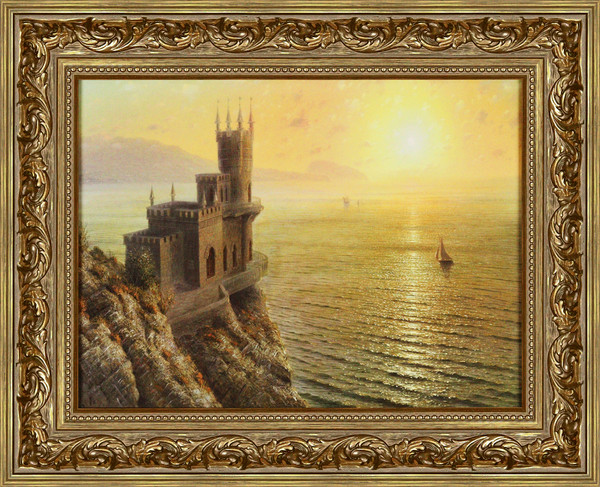 Изображение товара Картина Декарт Ласточкино гнездо, Крым 8Л2360 (в раме)