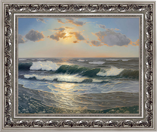 Изображение товара Картина Декарт Морской закат 1 8Л1630 (в раме)