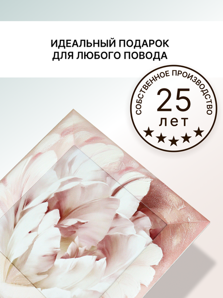 Изображение товара Картина Декарт Цветок пиона 3 8Л0641 (в раме)