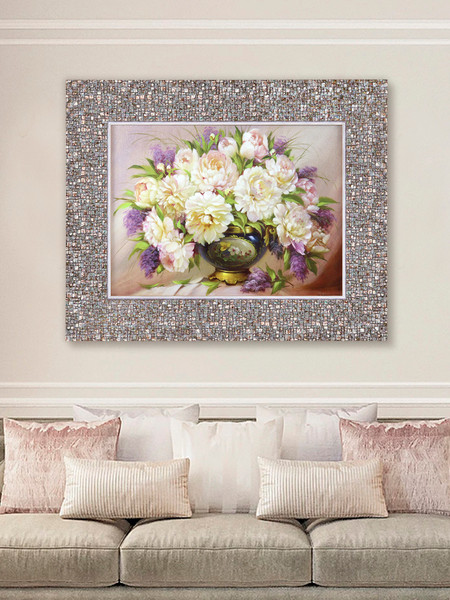 Изображение товара Картина Декарт Классический букет пионов 8Л1765 (в раме)