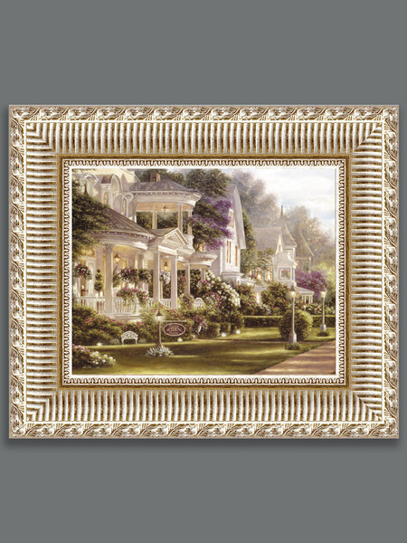 Изображение товара Картина Декарт Дом усадьба лужайка 1 8Л0750 (в раме)