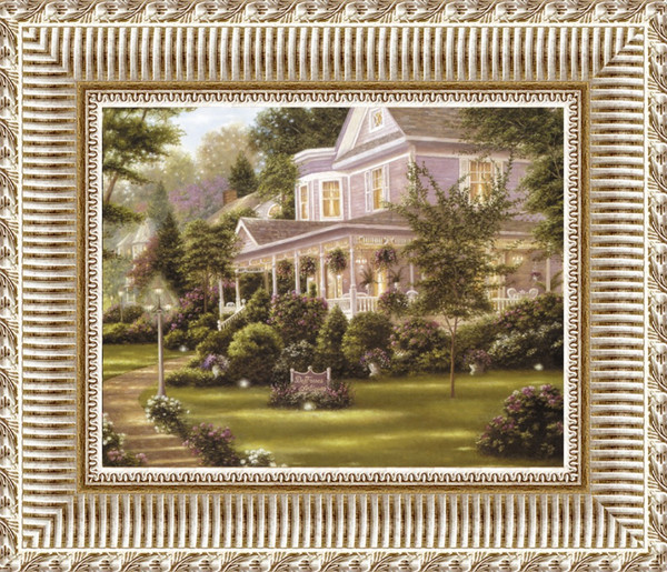 Изображение товара Картина Декарт Дом усадьба лужайка 2 8Л0749 (в раме)