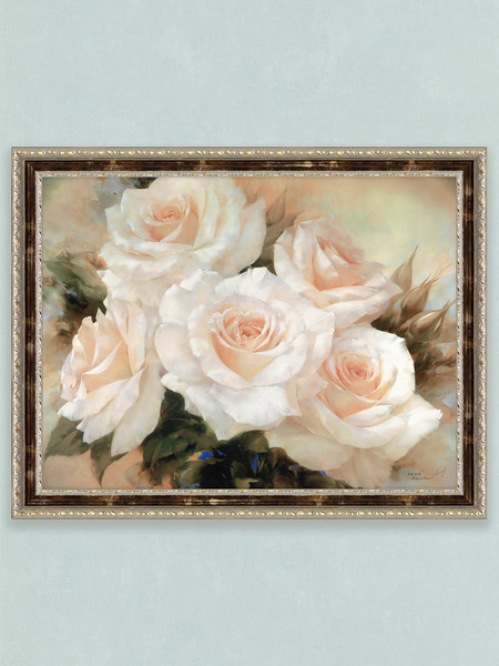 Изображение товара Картина Декарт Нежные розовые розы 8Л0918 (в раме)