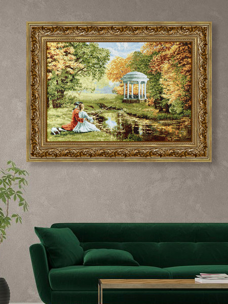 Изображение товара Картина Декарт Свидание у беседки 8Л3705 (в раме)