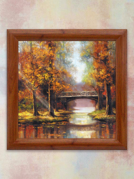Изображение товара Картина Декарт Осенний парк 8Л1930 (в раме)