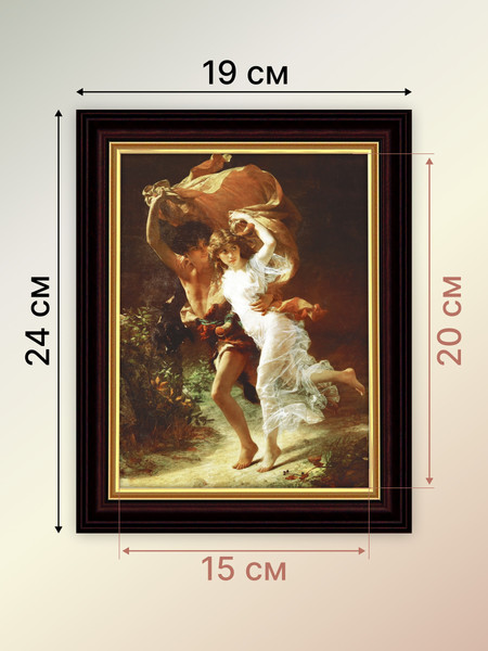 Изображение товара Картина Декарт Классический сюжет Гроза 8Л2048 (в раме)