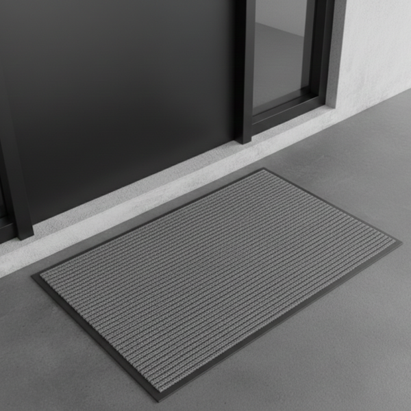 Изображение товара Коврик грязезащитный Sundays Home Ребристый 60x90см / 92172 (серый)
