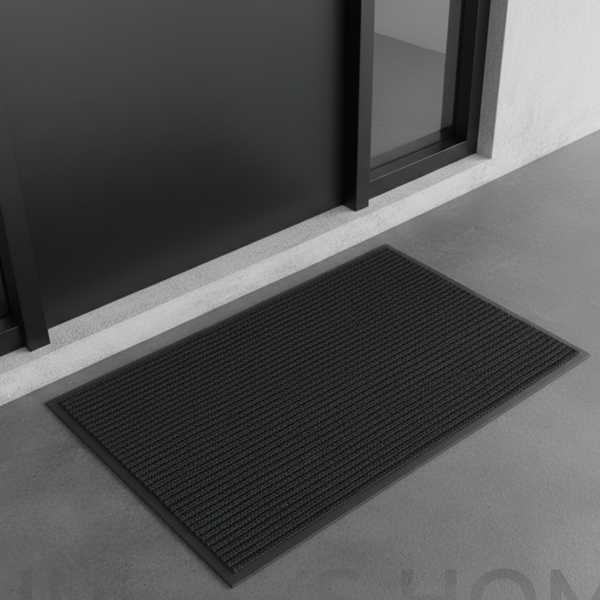 Изображение товара Коврик грязезащитный Sundays Home Ребристый 60x90см / 92173 (черный)