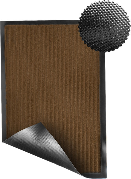 Изображение товара Коврик грязезащитный Sundays Home Ребристый 80x120см / 92174 (коричневый)