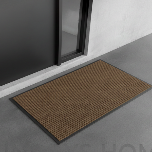 Изображение товара Коврик грязезащитный Sundays Home Ребристый 90x150см / 94035 (коричневый)
