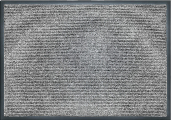 Изображение товара Коврик грязезащитный Sundays Home Ребристый 120x150см / 92178 (серый)