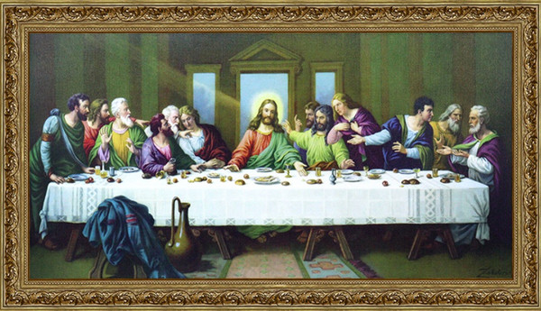 Изображение товара Картина Декарт Тайная вечере Иисуса Христа 8Л3612 (в раме)