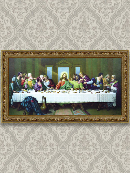 Изображение товара Картина Декарт Тайная вечере Иисуса Христа 8Л3612 (в раме)