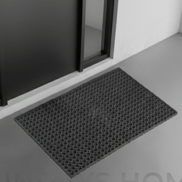 Изображение товара Коврик грязезащитный Sundays Home Ячейка 80x120x1.6см / 92247 (черный)