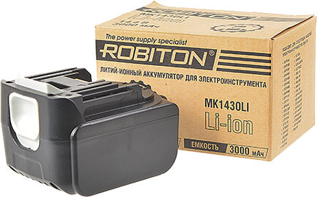 Изображение товара Аккумулятор для электроинструмента Robiton MK1430LI / БЛ15886
