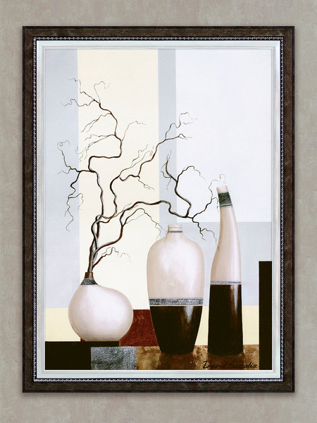 Изображение товара Картина Декарт Композиция Ветки в вазе 1 8Л2481 (в раме)