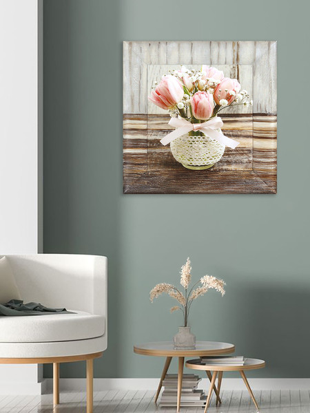 Изображение товара Картина Декарт Букет тюльпанов 8Л0949 (в раме)