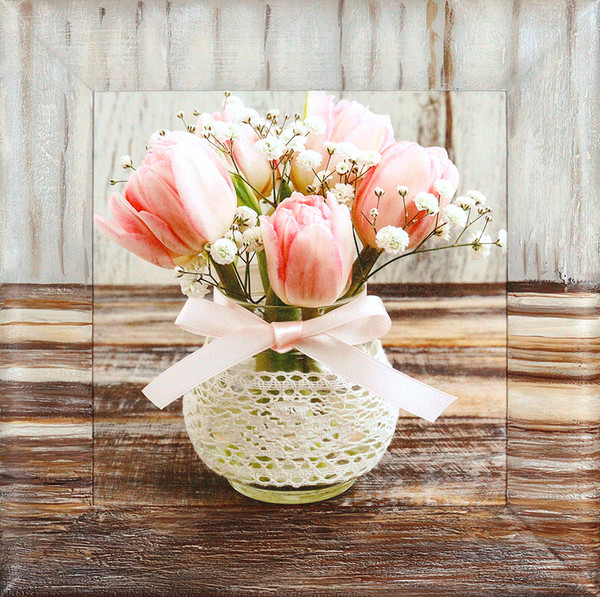 Изображение товара Картина Декарт Букет тюльпанов 8Л0949 (в раме)