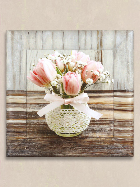 Изображение товара Картина Декарт Букет тюльпанов 8Л0949 (в раме)