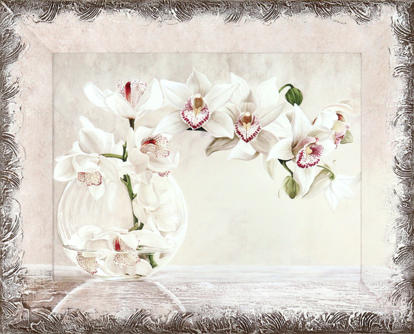 Изображение товара Картина Декарт Ветка орхидеи 8Л2354 (в раме)