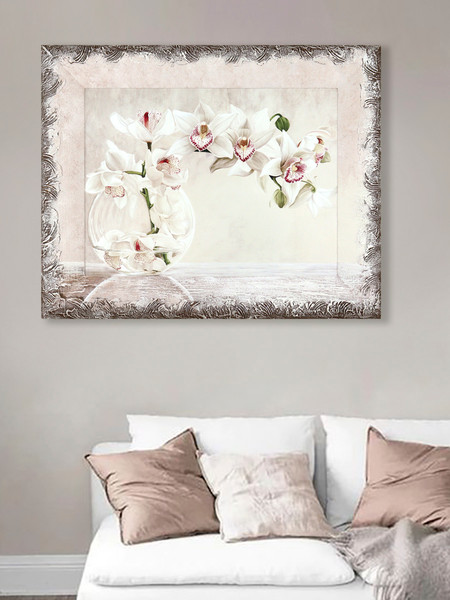 Изображение товара Картина Декарт Ветка орхидеи 8Л2354 (в раме)